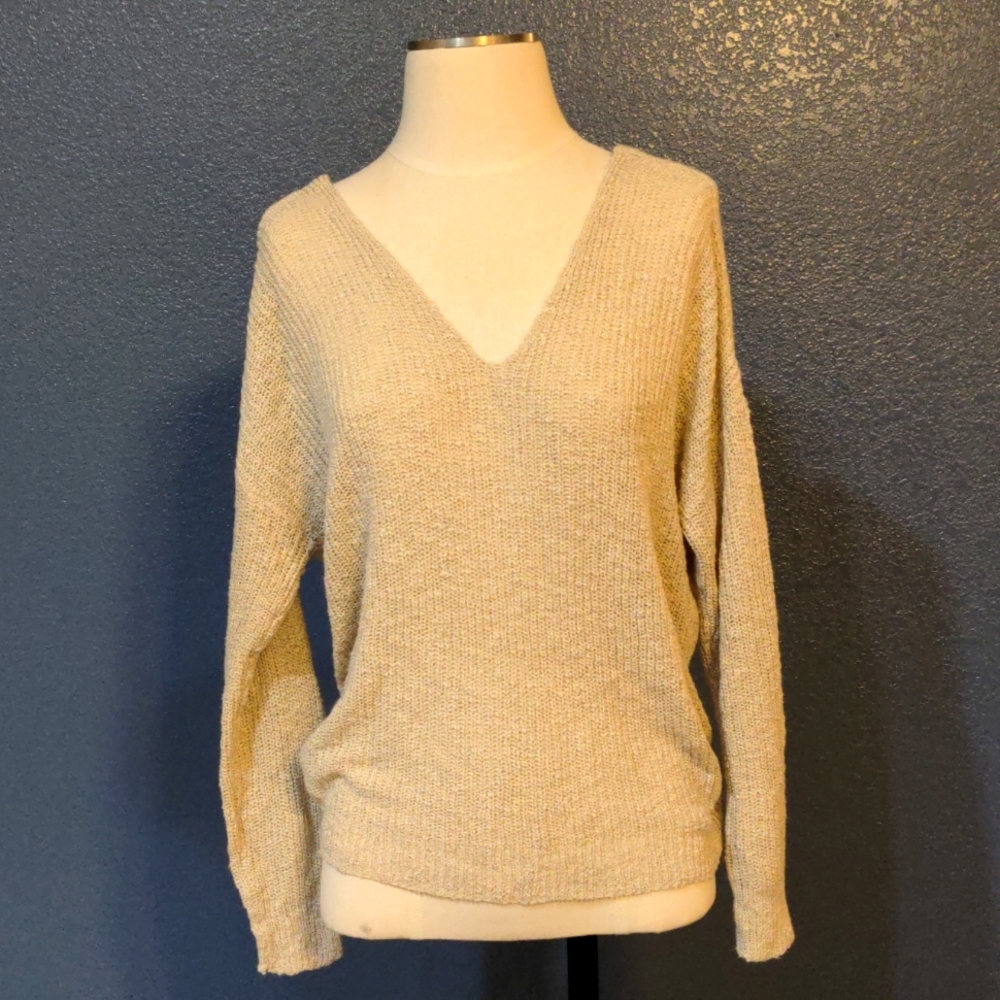 Twist back sweater